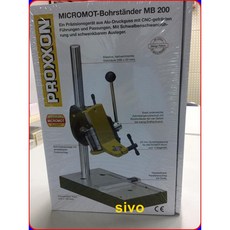 德國迷你魔PROXXON 精密立鑽架 MB200 新款立鑽檯，迷你設計，高精度鑽孔，穩固底座, 1個