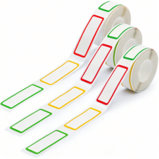 Ablemake 라벨 프린터 네임 스티커 라벨기 가정용 프린터기 미니 휴대용, 1개, 라벨지 무늬4 3개 12*40mm