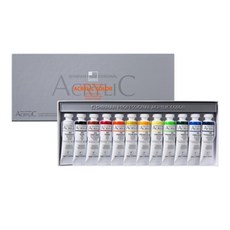 신한화구 전문가용 아크릴물감, 20ml, 12색