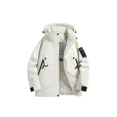 衝鋒外套三合一 石墨烯自發熱禦寒保暖 防風防水防刮耐磨加絨加厚修身羽絨外套