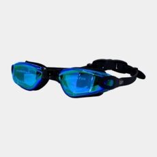 라쿤스위밍 물안경 미러 수경 수영 이지 버클 RSG-01, 1개, 미러 블루