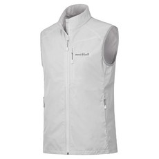 mont-bell 女款 Light Shell Vest 輕量軟殼背心 - 淺灰