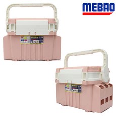 메바오 선상 태클박스 버킷마우스 VS-705, 화이트 피치, 1개