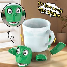 거북이 컵 받침대 텀블러 홀더 거치대, 그린, 2개