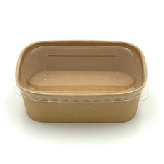 크라프트 사각용기 750ml, 1개, 100세트