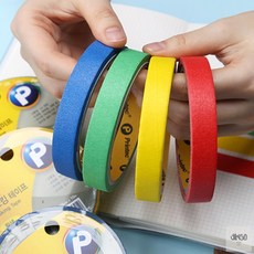 직코몰 컬러 마스킹 테이프 녹색 24x10m M2410G 도장테이프