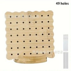 대나무 원목 보드 봉제용 목재 봉제판, 1개, 대나무 목재 소형 10x10cm