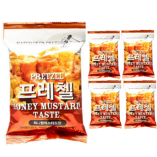 프레첼 허니향머스타드맛, 85g, 5개