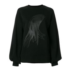 이오아나시올라쿠 오버사이즈 프린트 스웨트셔츠