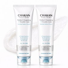 트러블 좁쌀 모공수축 얼굴각질제거 클렌징 버블지우개폼 120ml, 2개