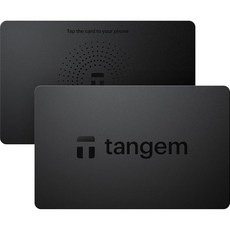 TANGEM 3개 지갑 팩 - 안전한 암호화 지갑 - 비트코인 이더리움 NFT 등을 위한 신뢰할 수 있는 콜드 스토리지 - 100% 오프라인 하드웨어, Pack of 2 (2.0)