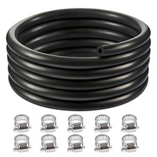 BGQG 5AN 3m(10피트) 연료 라인 키트 5/16 CPE 고무 연료 호스 호스 클램프 6개 포함 연료 필터 오일 펌프 오일 쿨러 등에서 연료 윤활제 냉각수와 호환, 4AN, 120.08 Inches