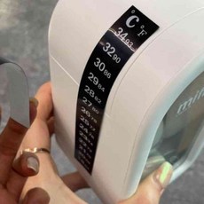 헌군 어항 온도계 온도 스티커 일자형 붙이는온도계 수족관온도계