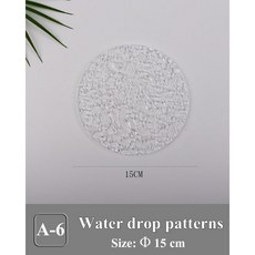 아크릴 큐브 사진 투명한 질감 보드 물 잔물결 줄무늬 시트 촬영 액세서리 사진 예술 포즈 사진, A6 D15cm, 1개