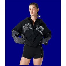 HDEX 애슬레틱 컬러 블럭 자켓 (Black) 529506