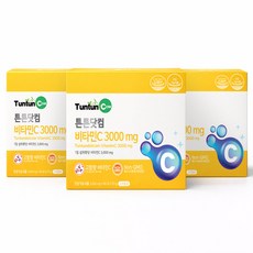 튼튼닷컴 비타민C 3000 mg (3개월분) / 비타민C 100% / 분말스틱 타입, 3개, 90회분