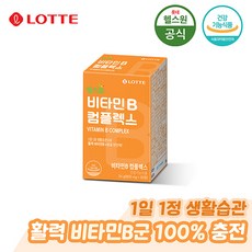 롯데헬스원 비타민B 컴플렉스 24g, 30정, 1개