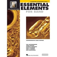 [원서] 페이퍼백 도서 밴드를 위한 필수 요소 – Eb 바리톤 색소 paperback Book Essential Elements for Band – Eb Baritone Sax