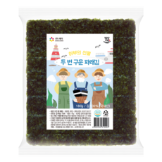예지김 두번구워 바삭 향긋한 파래김 100매, 180g, 1개