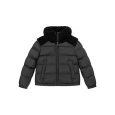 몽클레르 앙팡 바드 퀼팅 테디 칼라 재킷