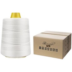 미싱기실 포장실 포대 마대 재봉기 미싱 스탠다드 실 화이트, 1개