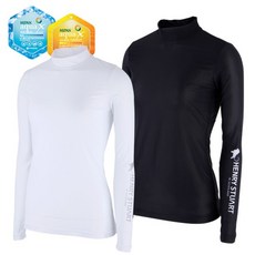 [HENRYSTUART] 아쿠아엑스 이너웨어 여성용 냉감 쿨 티셔츠 컬러 택1, 화이트, S[55]