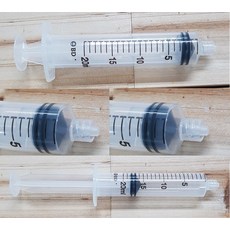 스크류주사기 20ml 루어락주사기 1pcs 루어록주사기 필터주사기