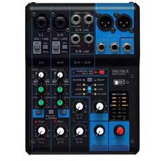 야마하 MG06X 오디오 6채널 믹싱 콘솔 오디오믹서, 상세페이지 참고