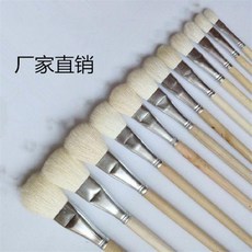 優質羊毫毛筆彩繪筆, 1個, 白管 1   2   3號各一隻