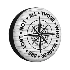 어드벤처 마운틴 컴퍼스 덕 오프로드 타이어 커버 4WD 4x4 SUV 캠핑 야외 여행용 스페어 휠 보호대, 03 14 inch, 05 7