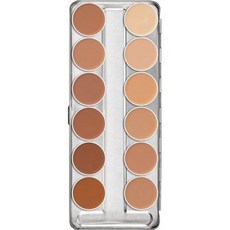 크리오란 더마컬러 카무플라주 12 컬러 팔레트 75004 C Kryolan Dermacolor Camouflage 12 Color Palette 75004 C, 1개