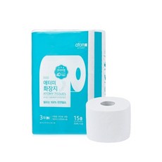 애터미 천연펄프 화장지 4D 35M 15롤 1팩