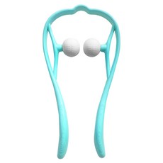 히든템 골프공 목 어깨 마사지기, 1개, 블루