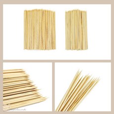 매그놀리아웍스 다용도 대나무 꼬지 (100p) 닭꼬치꼬지 캠핑로망 마시멜로꼬지 대용량꼬지 명절, 100P, 1세트