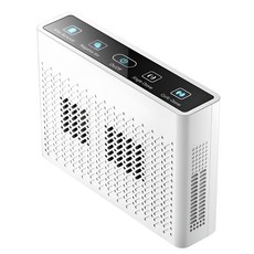 RUNDX 미니 공기청정기 오존+음이온 3중살균 침구 반려동물 신생아방, 화이트