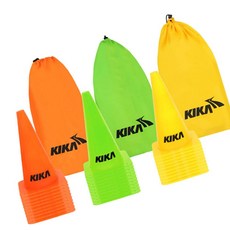 축구 꼬깔 세트 30cm 스포츠콘 축구연습용품 축구훈련용고깔, 그린, 1개