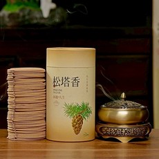 松塔香系列 線香 盤香 20克七吋 200克七吋 120盤4小時 醇厚奶香 無化學成分, 4小時120盤松塔盤香, 松塔香