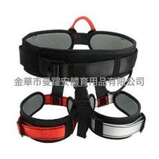 高密度加厚護腰帶 適用於室內高空彈跳與空中瑜伽, 無護襠腰帶-紅灰 1個, 1個