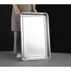 대형 스텐밧드 스테인레스 접시 스텐 사각 90 80 업소용 쟁반, B. 80x50x4.8cm (초대형), 1개