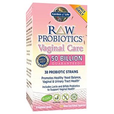 Garden of Life Raw益生菌私密保養植物膠囊, 30顆, 1罐