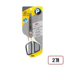 프린텍)가위(SS-WH), 2개, SS210-WH/대/21cm/NDM308227