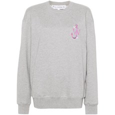 JW앤더슨 로고 자수 스웨트셔츠