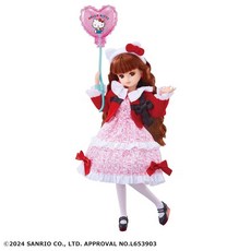 LiccA娃娃 Hello Kitty 50週年限定造型 LA91472 超萌收藏款, 1個