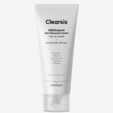 (아울렛/유통기한 28.06.16) 클리어시스 마일드 효소 제모크림 / 순한 셀프 왁싱, 1개, 150ml