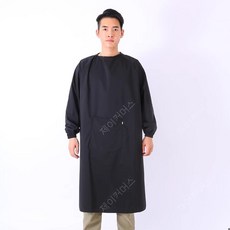 남녀 애견 앞치마 작업복 방수 애견미용가운 미용 검정색 1, 1개, 블랙