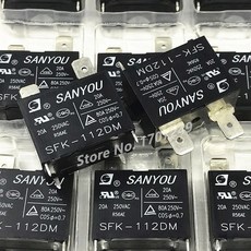 10 개/몫 및 기존 12V 릴레이 25A OU 112DM SA SFK 250VAC 에어