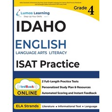 (영문도서)Idaho Standards Achievement Test Prep: ISAT Study Guide Paperback, Lumos Information Services,..., English, 9781966084686