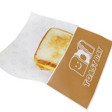 오렌지포장 토스트봉투 토스트데이 B2023, 500개, 1세트