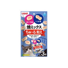 [오늘까까] 이나바 야끼믹스 츄르 범벅, 4개, 30g, TSC-181 참치&오징어