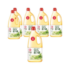 백설 콩기름, 1.8L, 6개